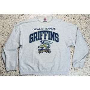 Team Edition IHL Vtg Grand Rapids Griffins Crewneck Hockey Sweatshirt Size Large